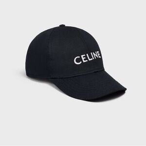 Celine Black color Cap with White Accents
